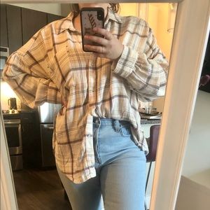 free people plaid shirt